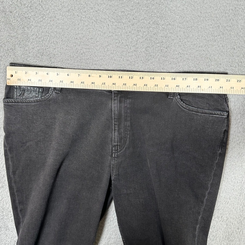 Lauren Ralph Lauren Plus-Size High-Rise Skinny Ankle Jeans Women's 20W Black - Picture 10 of 13